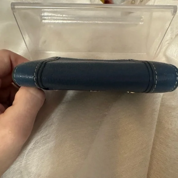 MCM Blue Leather Women's Wallet - Picture 6 of 11